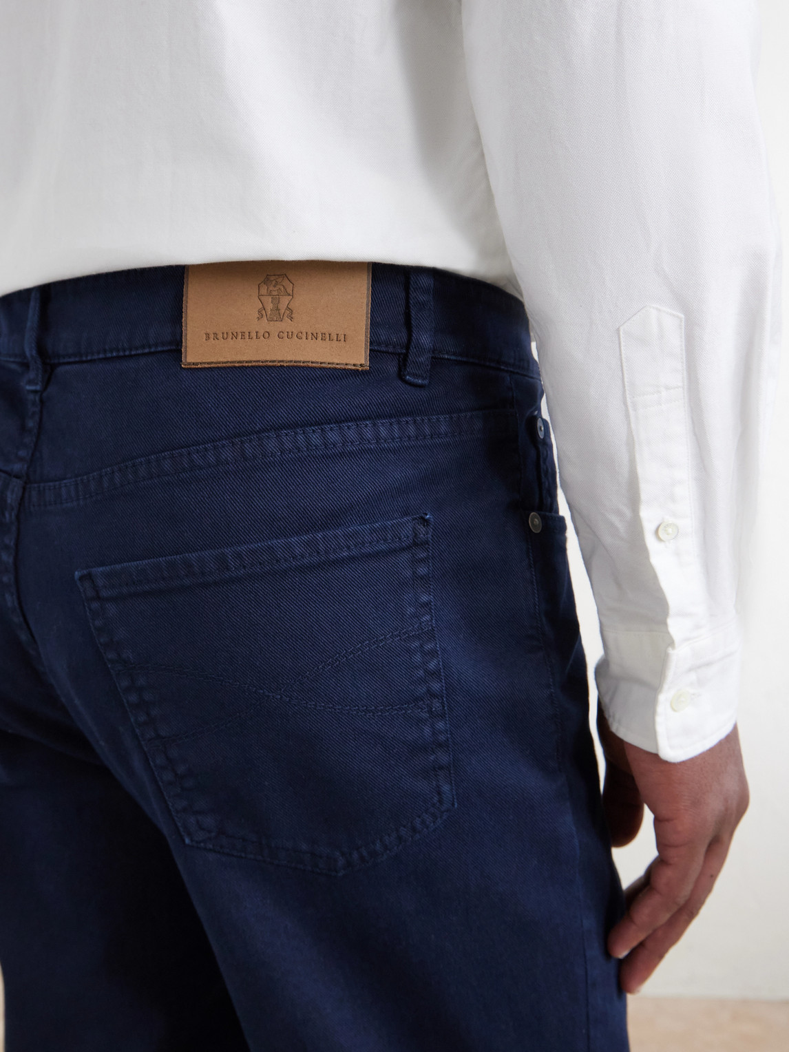 Fit Straight-Leg Logo-Embroidered Jeans Slim