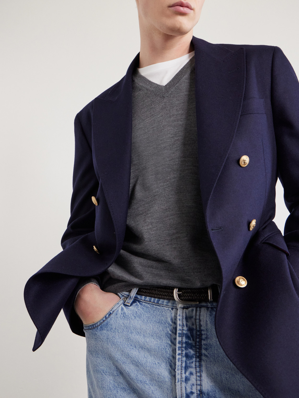 And Cashmere-Blend Sweater