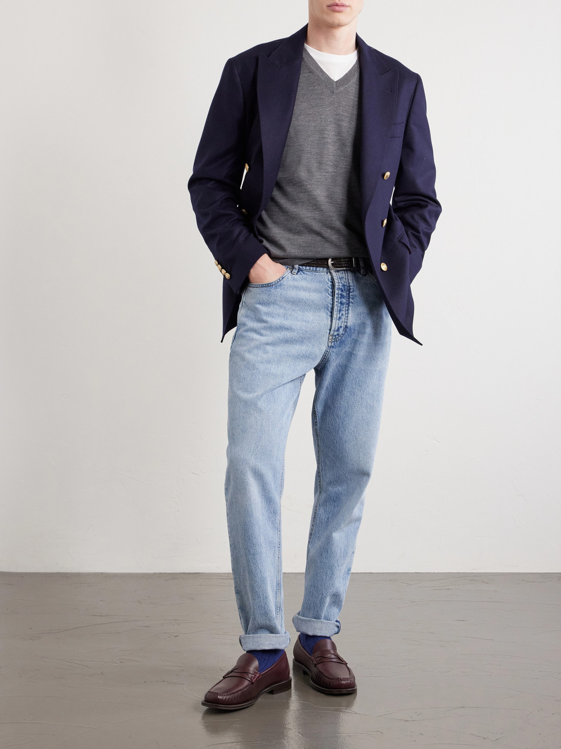And Cashmere-Blend Sweater