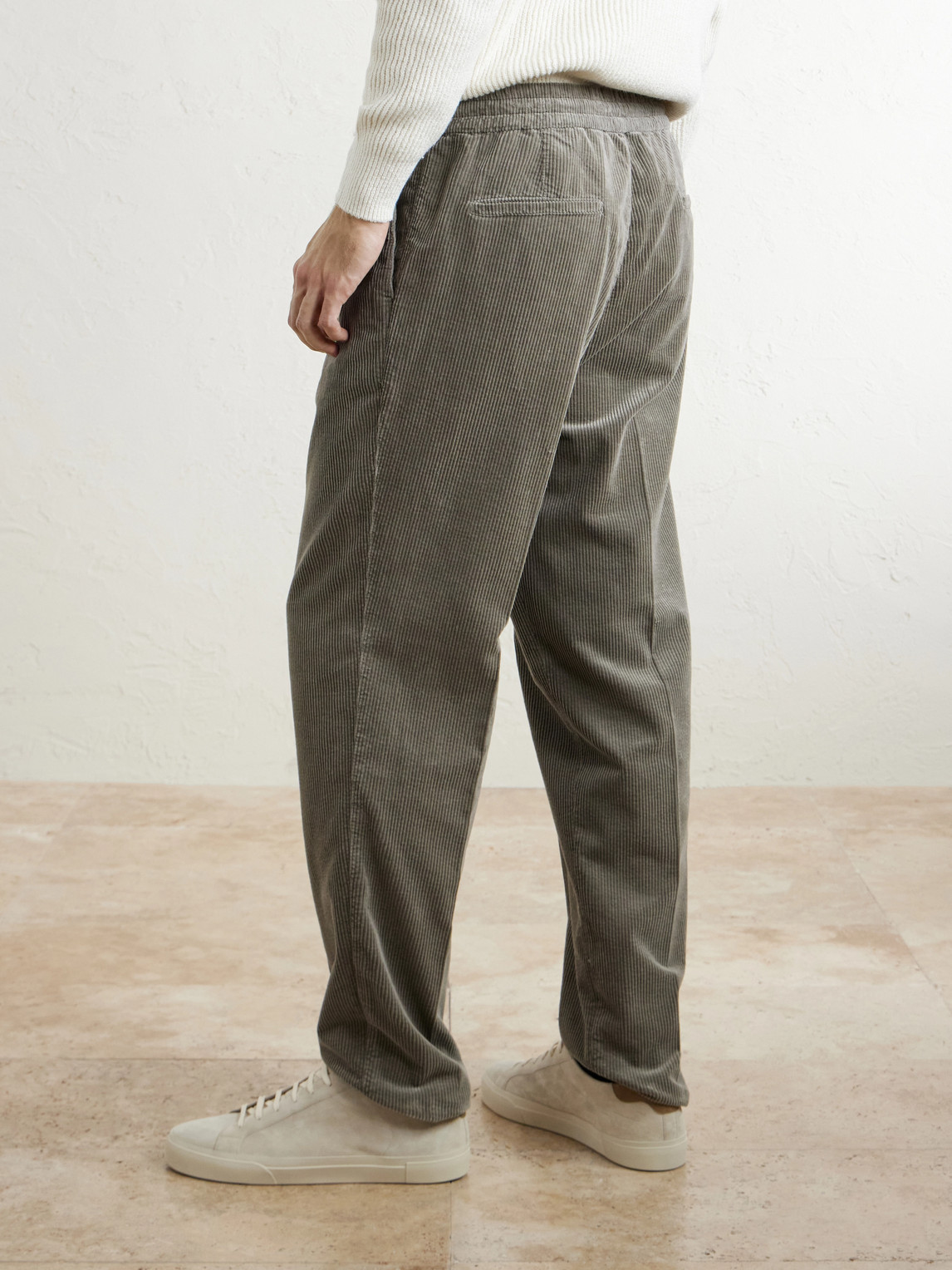 Straight-Leg Cotton- Corduroy