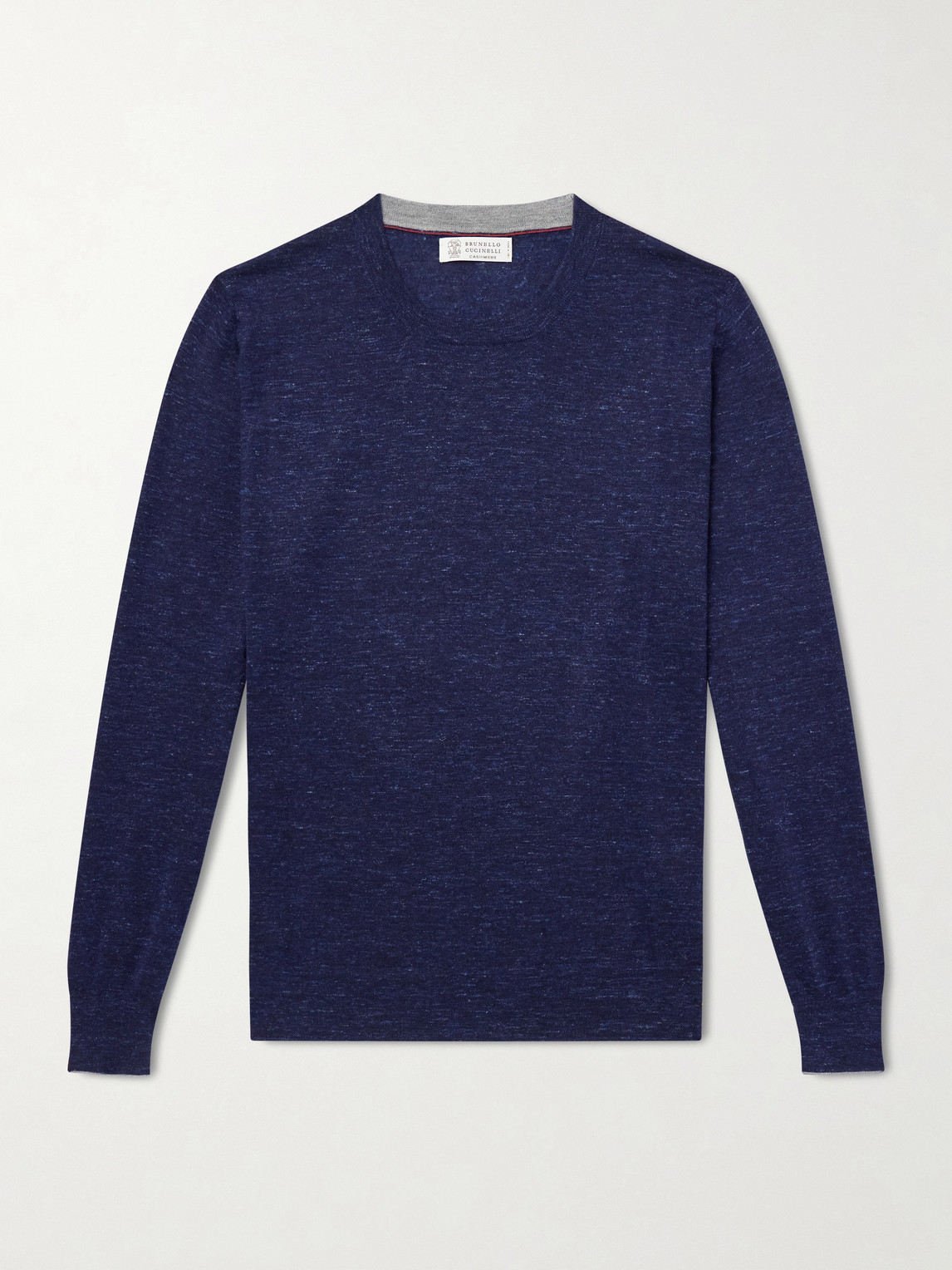 Brunello Cucinelli Cashmere, Silk and Linen-Blend Sweater - Men
