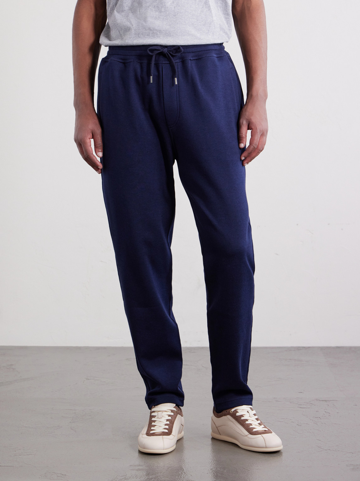 Tapered Cotton, Cashmere And Silk-Blend Jersey Sweatpants