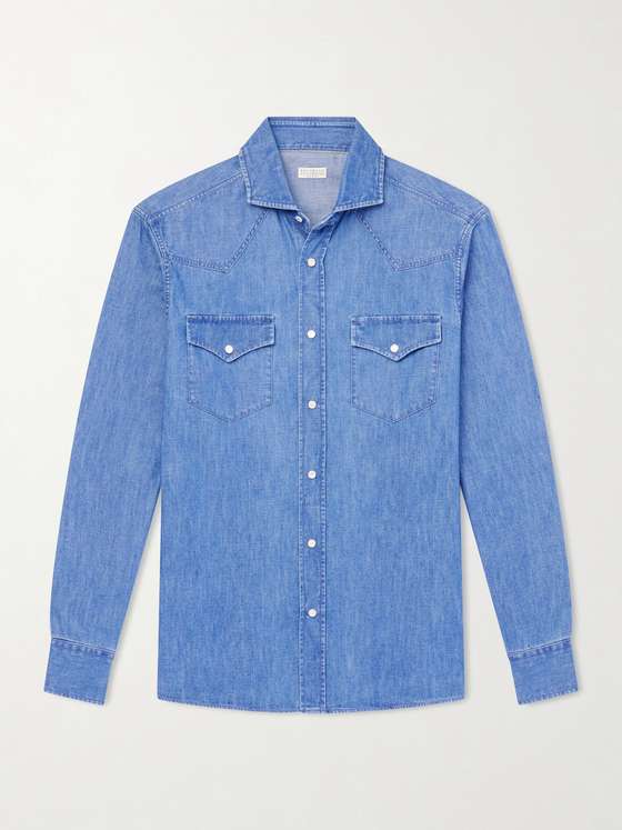 Brunellocucinelli Denim Shirt