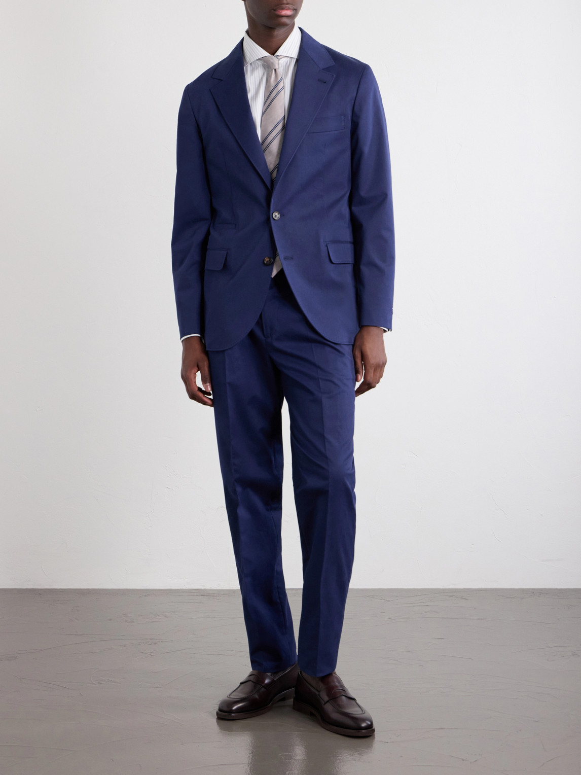 Cotton-Blend Suit Jacket