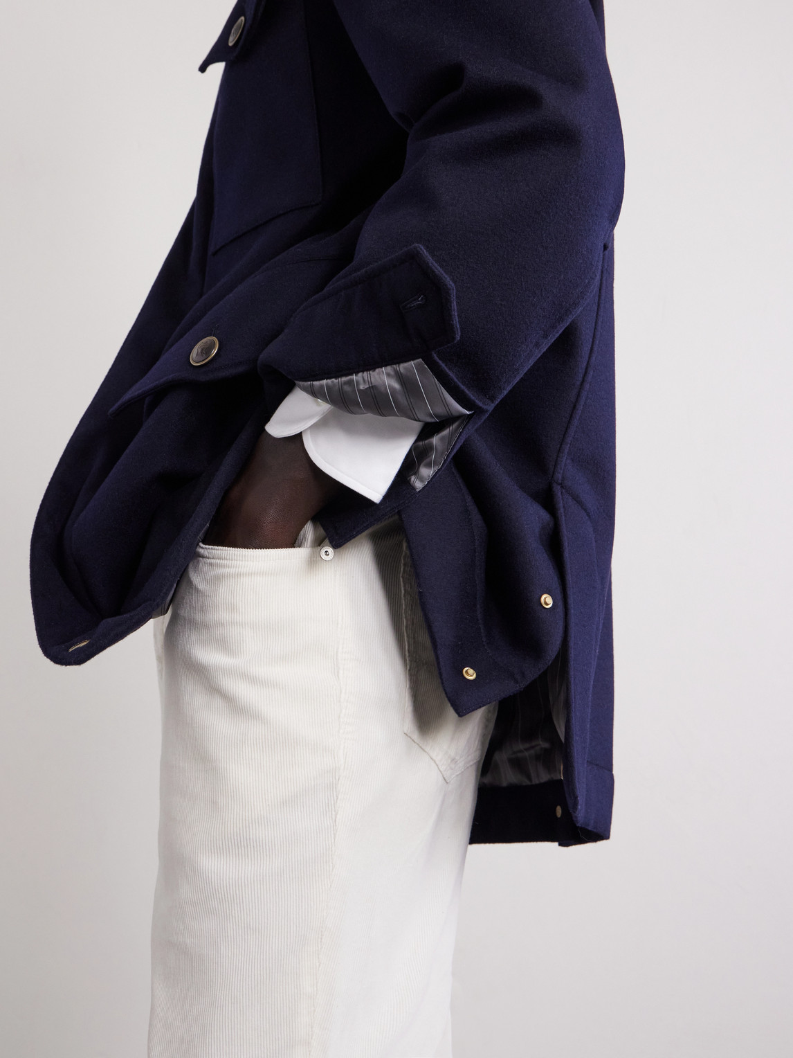 Padded Cashmere Jacket