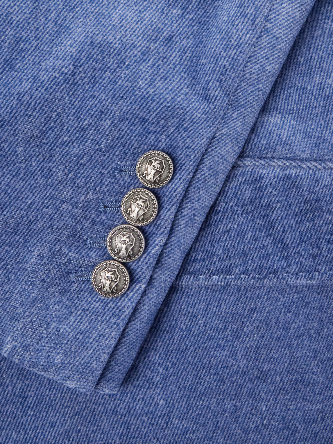 Brunello Cucinelli Double-Breasted Cotton-Velvet Suit Jacket - Men | Thumbnail 6