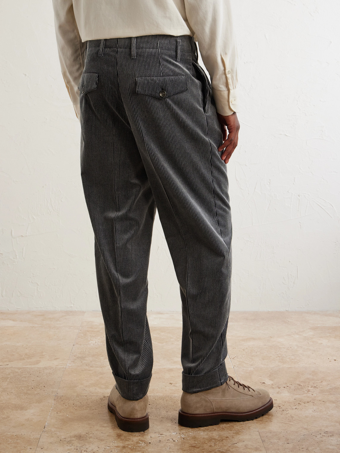 Straight-Leg Cotton- Corduroy