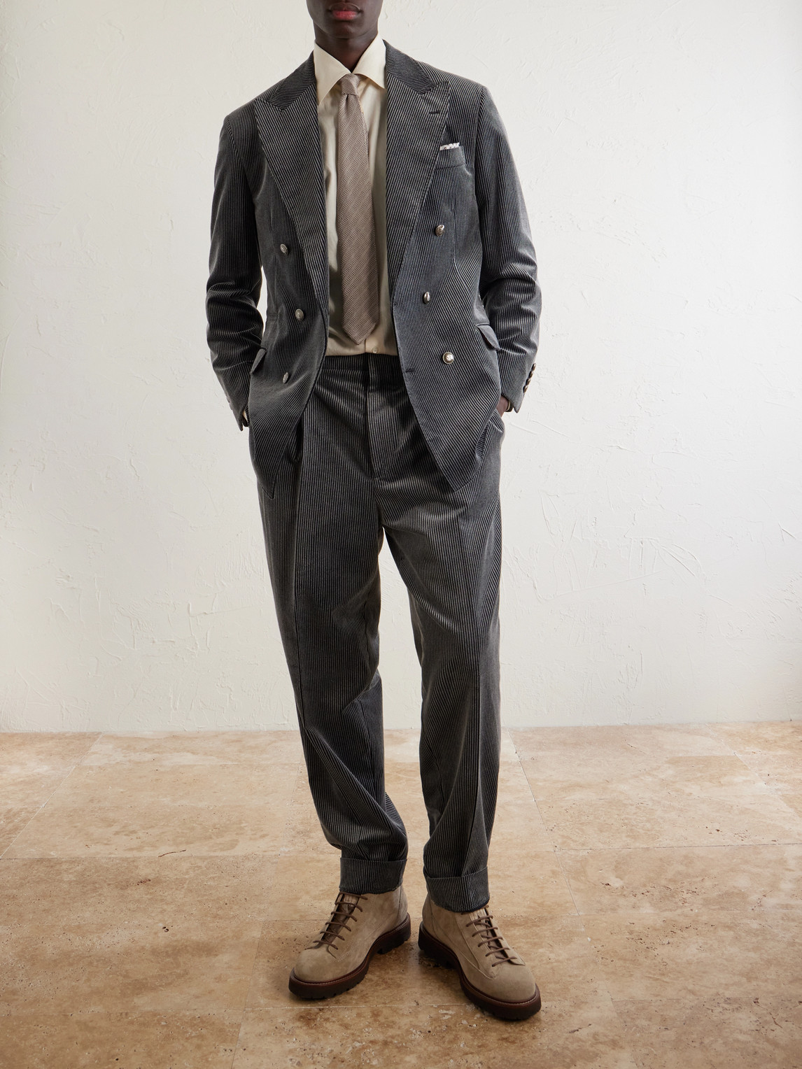 Straight-Leg Cotton- Corduroy