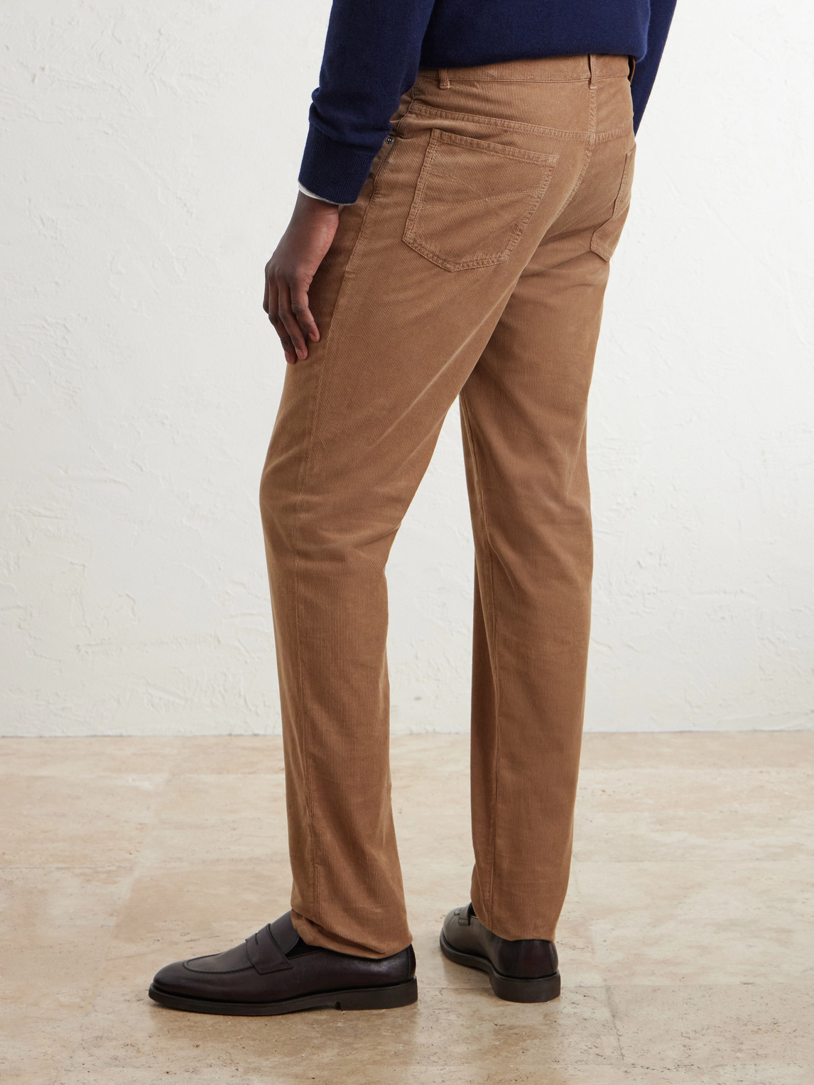 Straight-Leg Cotton- Corduroy