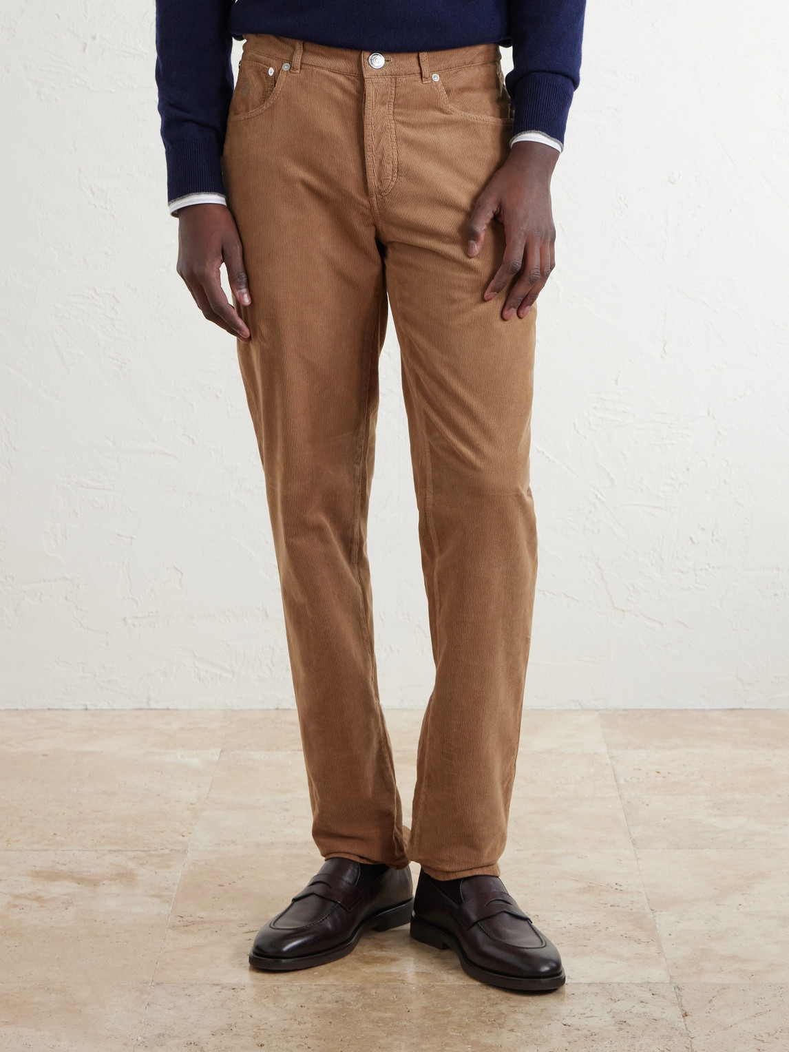 Straight-Leg Cotton- Corduroy