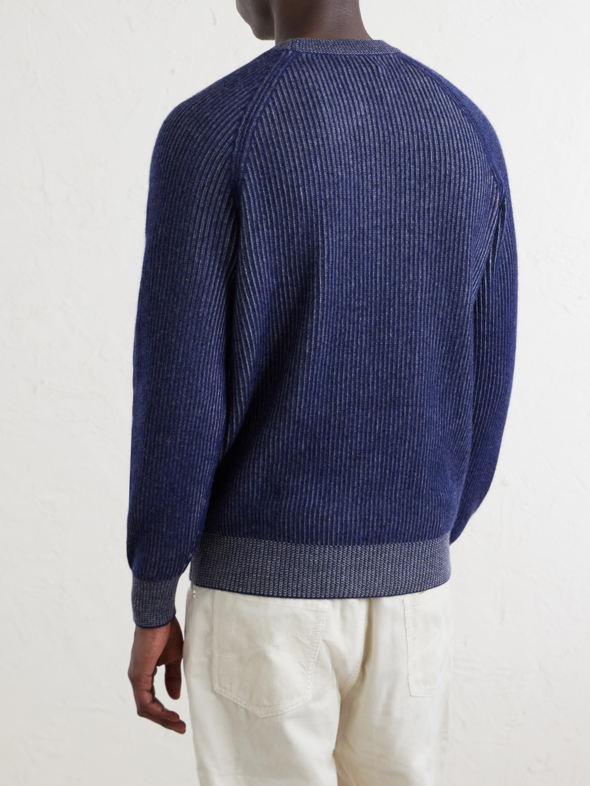 Ribbed Cashmere Sweater
