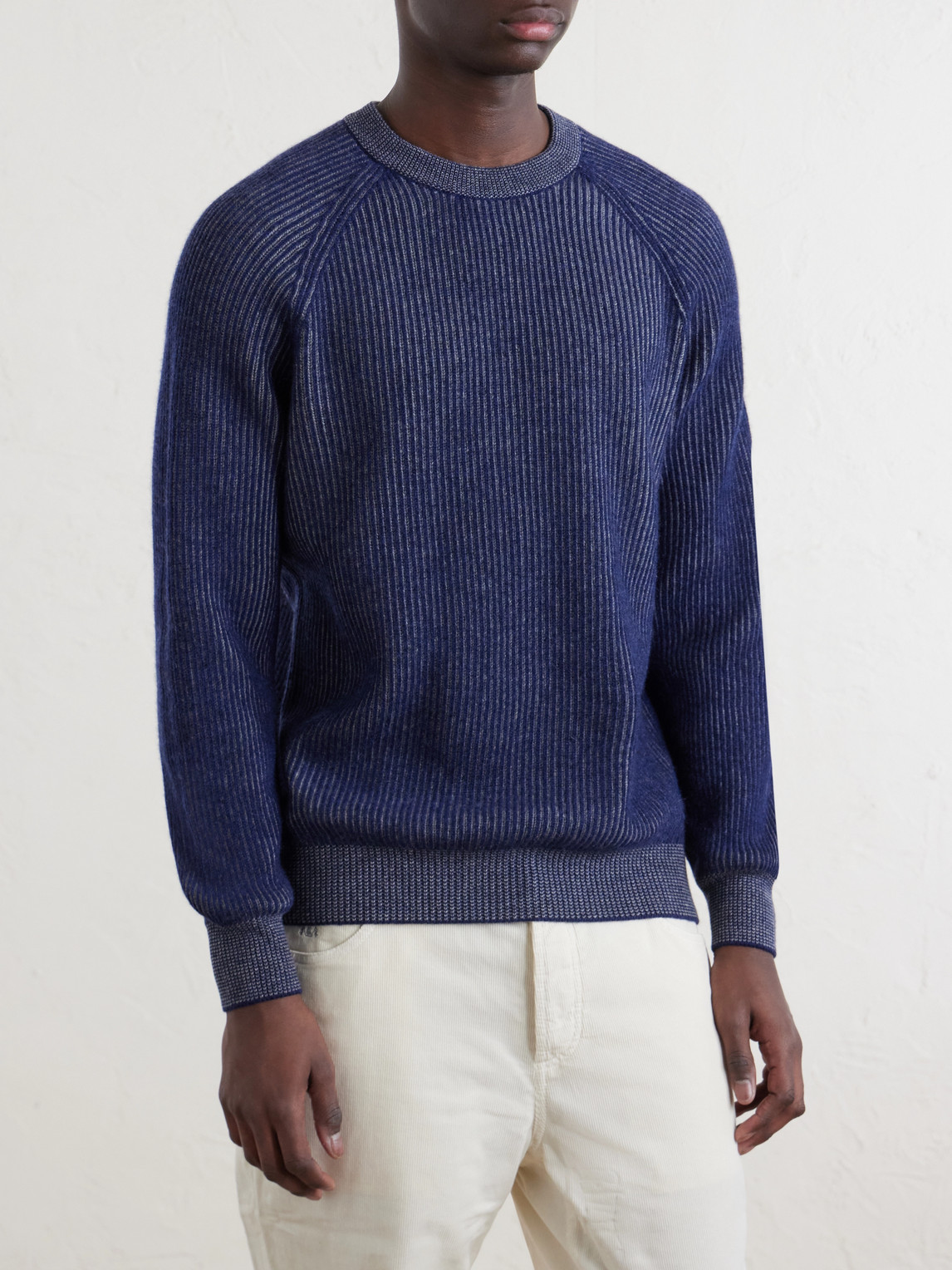Ribbed Cashmere Sweater
