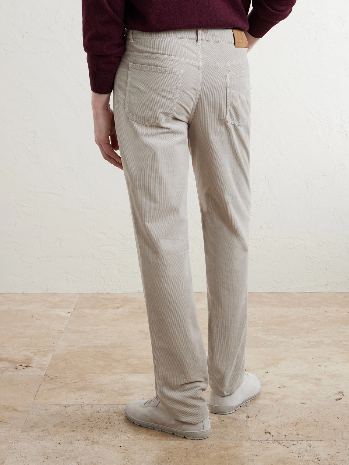 Straight-Leg Cotton- Corduroy