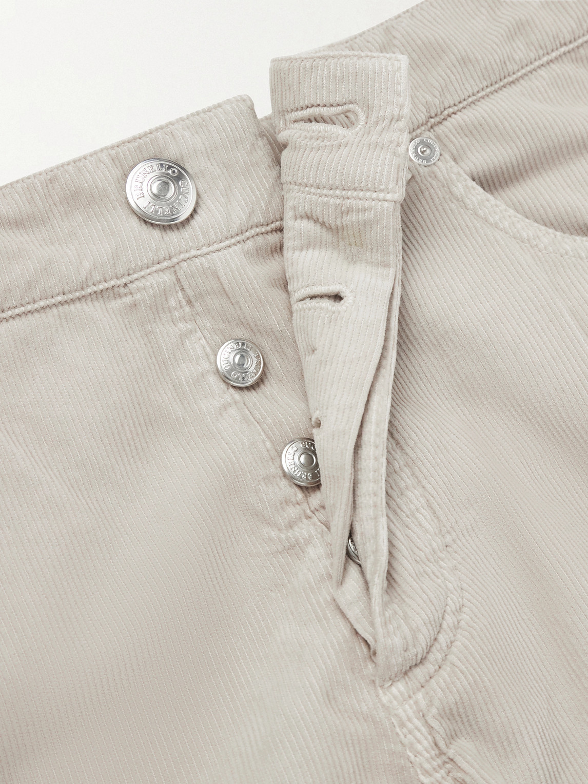 Straight-Leg Cotton- Corduroy