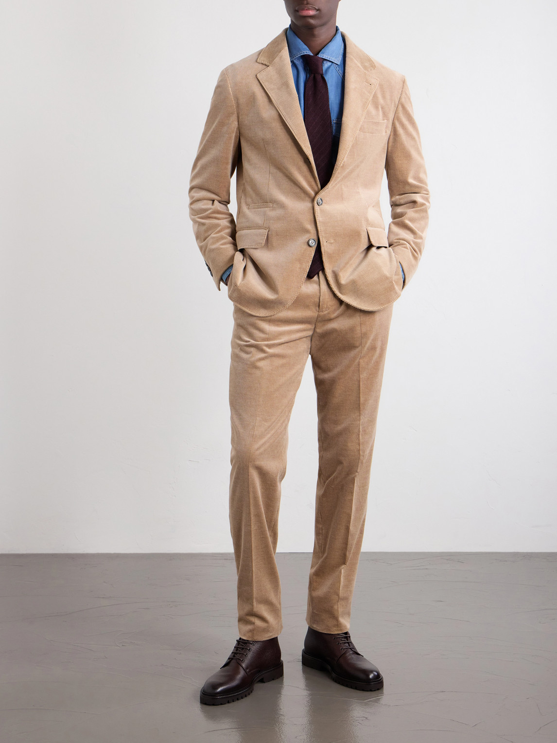 Cotton-Blend Corduroy Suit Jacket
