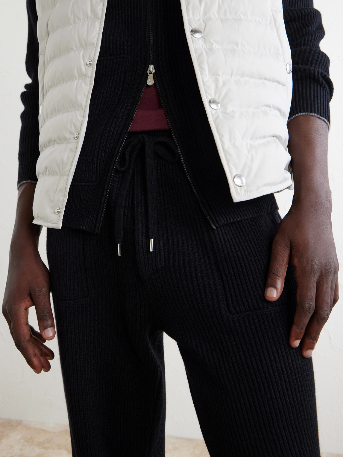 Cashmere Drawstring Sweatpants