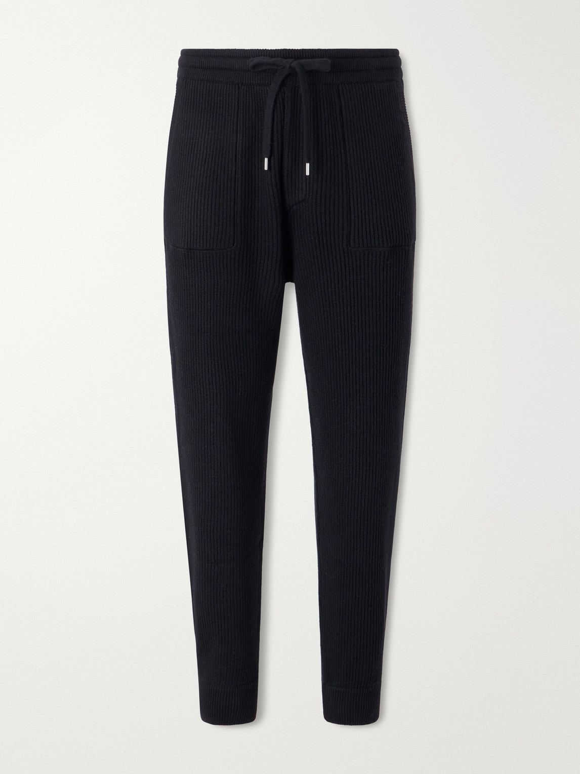 Brunello Cucinelli Cashmere Drawstring Sweatpants In Black