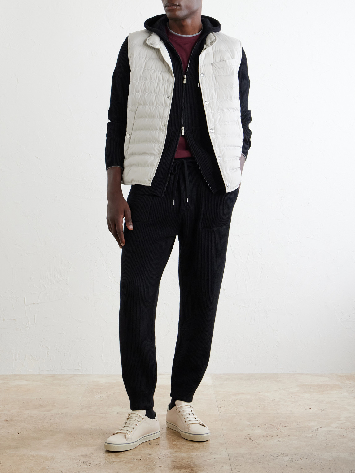 Cashmere Drawstring Sweatpants
