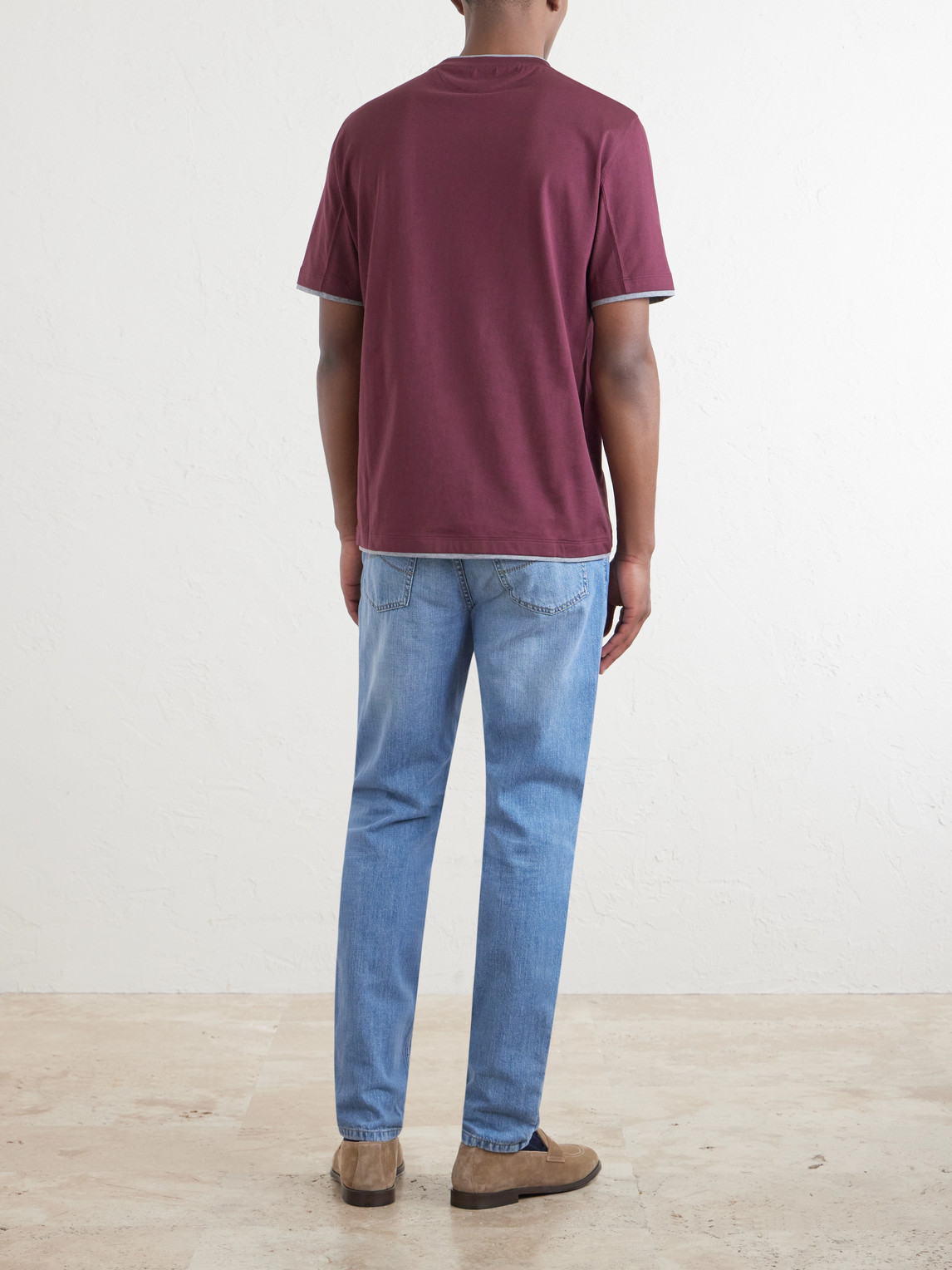 Layered Cotton-Jersey T-Shirt