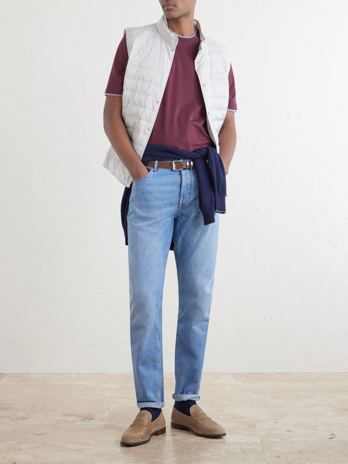 Layered Cotton-Jersey T-Shirt