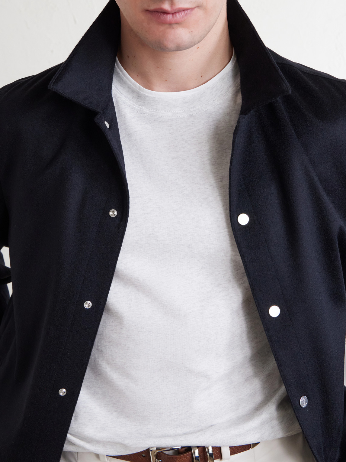 Layered Cotton-Jersey T-Shirt