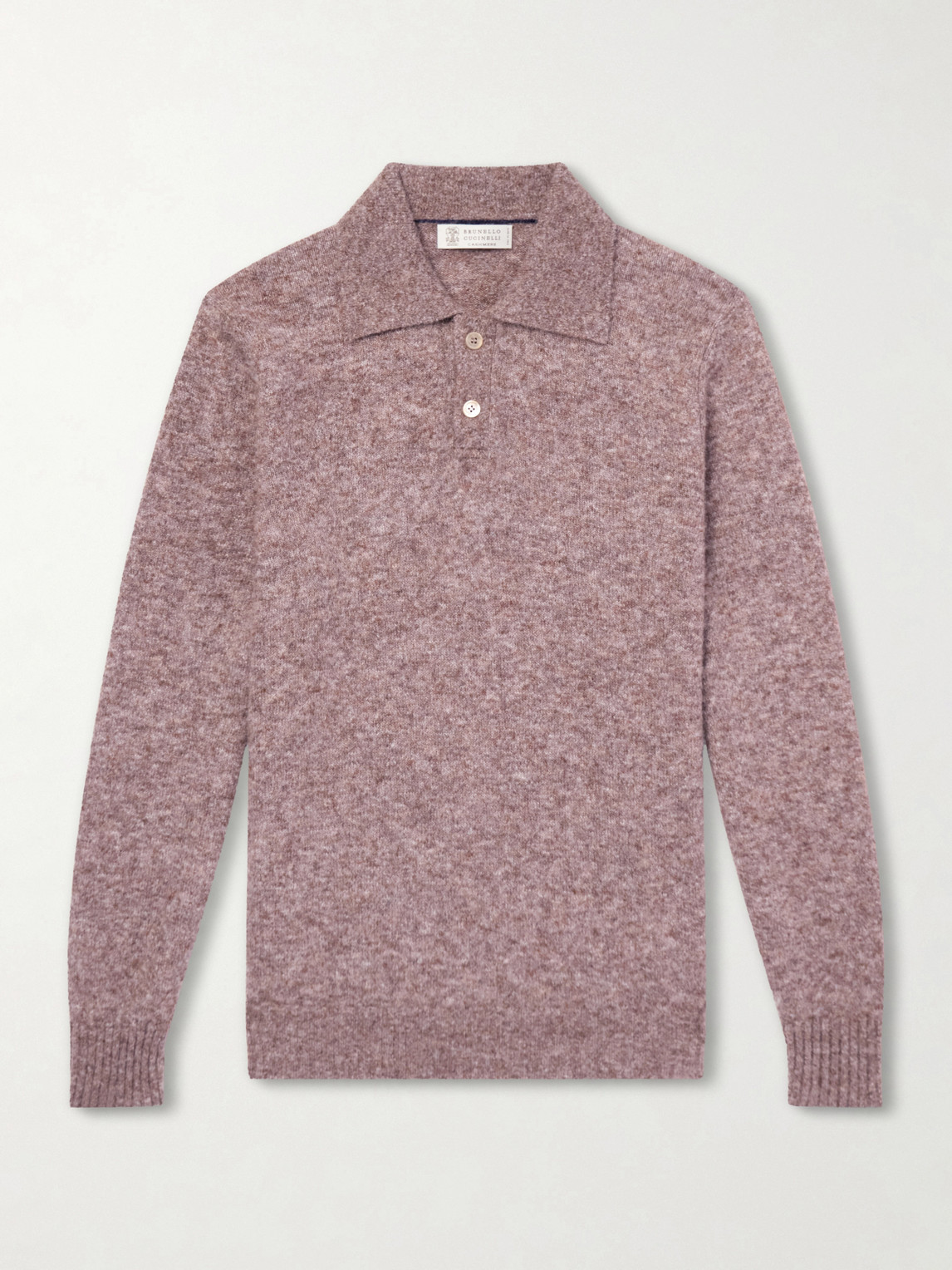 Brunello Cucinelli Alpaca-Blend Polo Sweater - Men