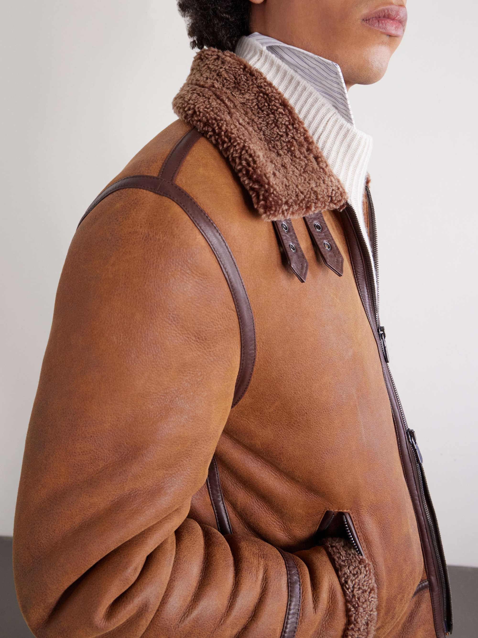 BRUNELLO CUCINELLI Shearling Jacket for Men | MR PORTER