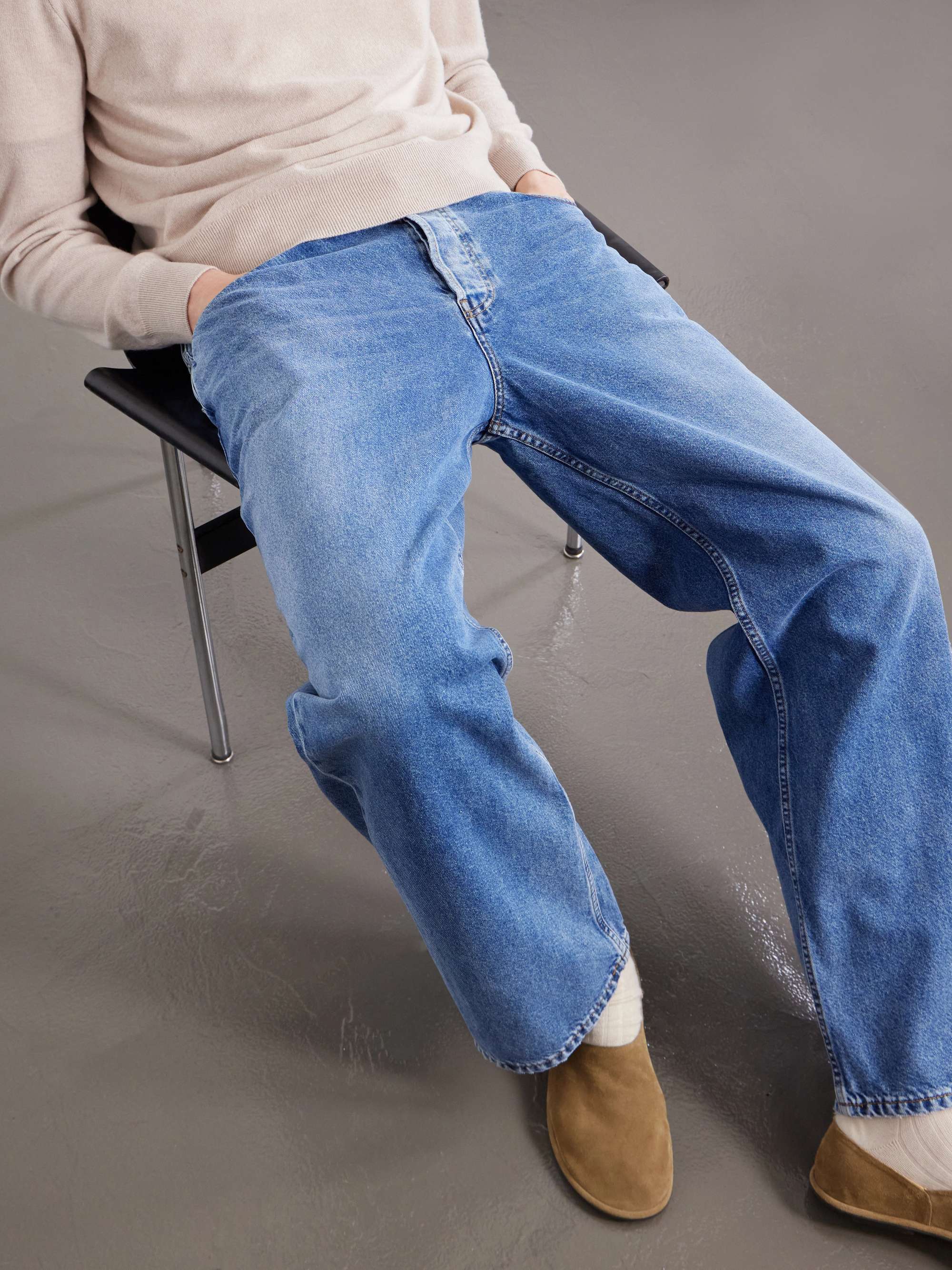 定価14万円 THE ROW ROSS TROUSERS THE ROW Ross Straight-Leg Jeans for Men | MR PORTER