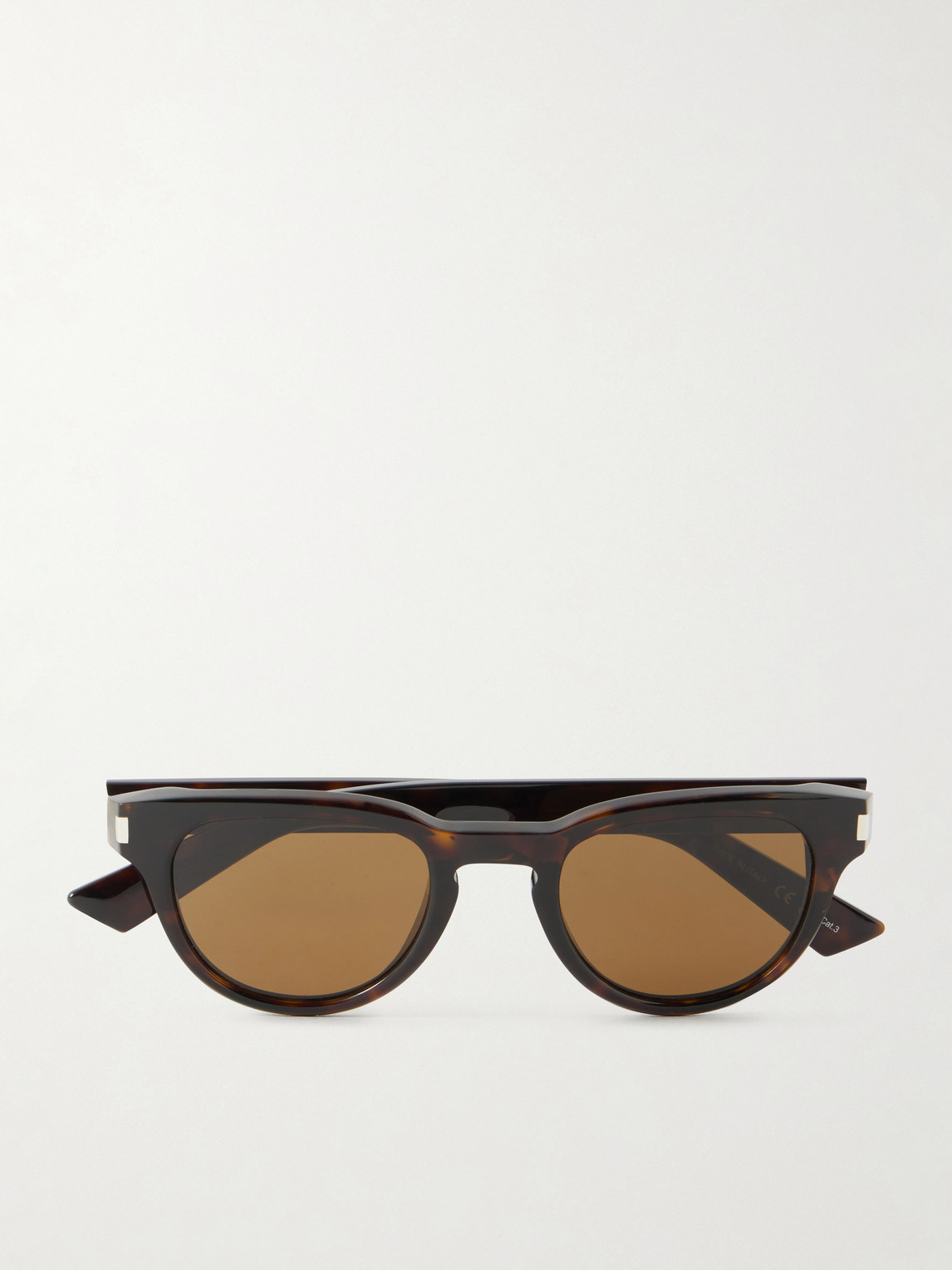 Saint Laurent Rounded-Frame Acetate Sunglasses - Men