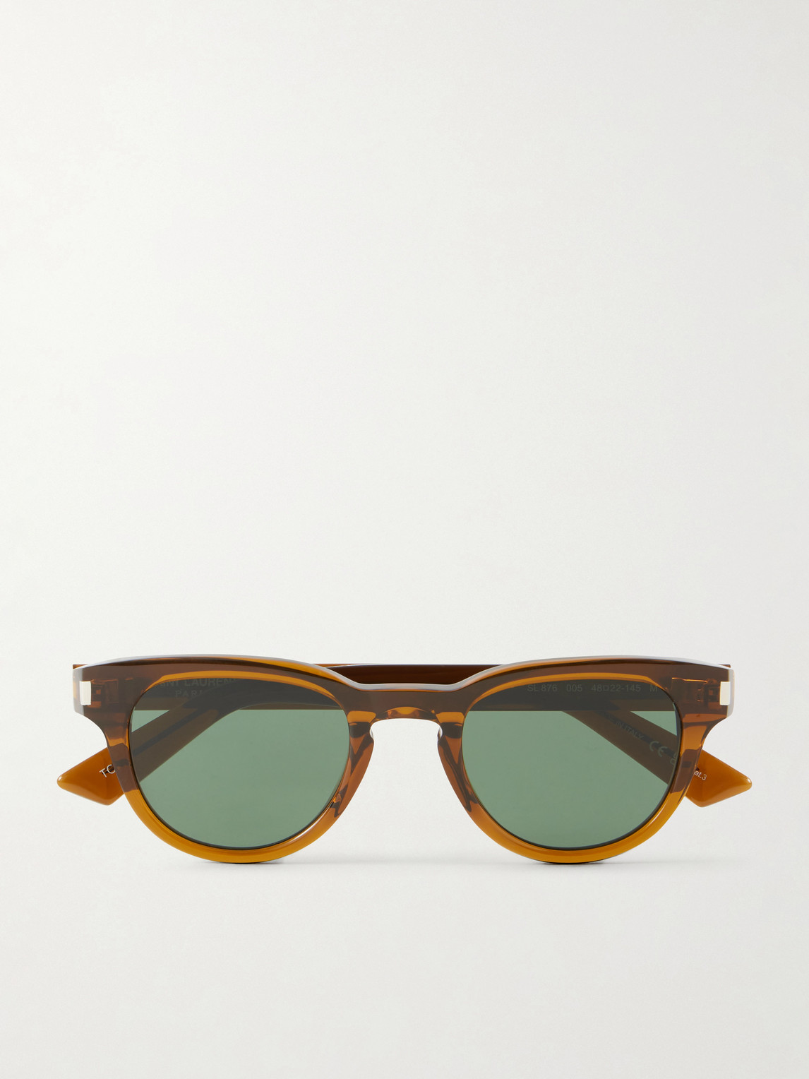 Saint Laurent Rounded-Frame Acetate Sunglasses - Men