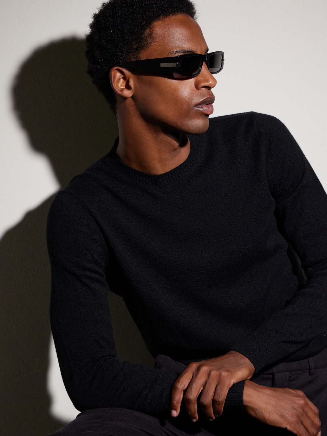 Dior Blacksuit Squared-frame Acetate Sunglasses In Black