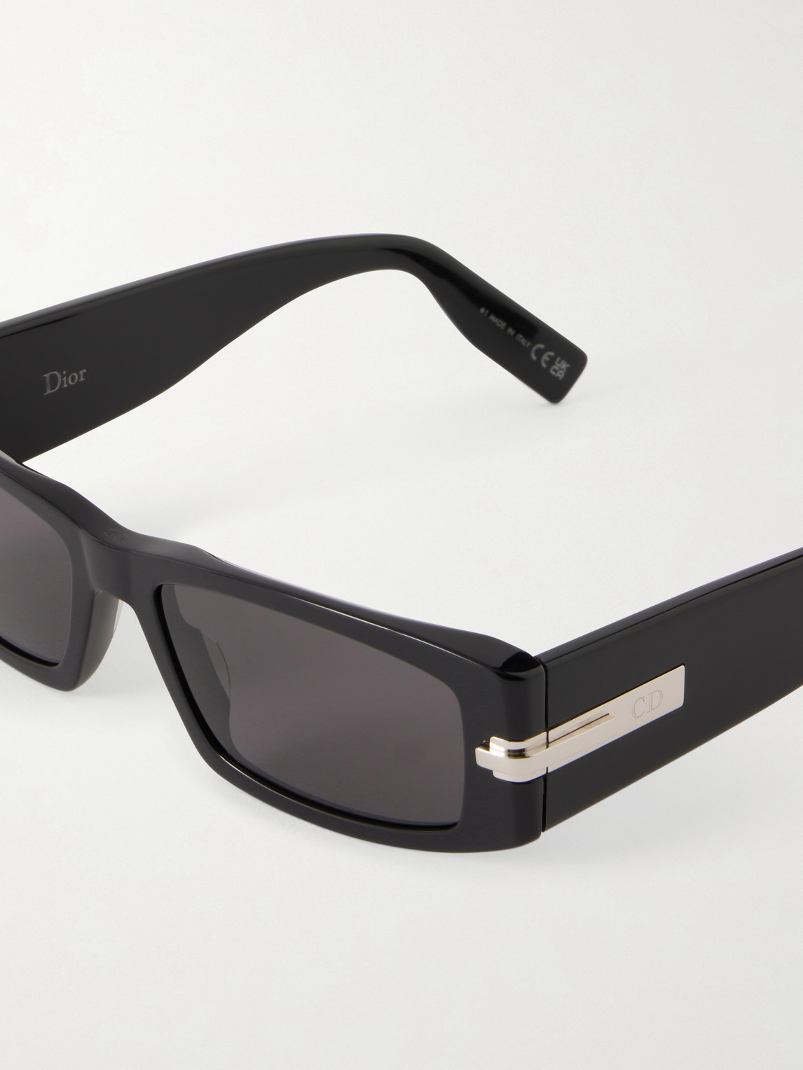 Dior Blacksuit Squared-frame Acetate Sunglasses In Black