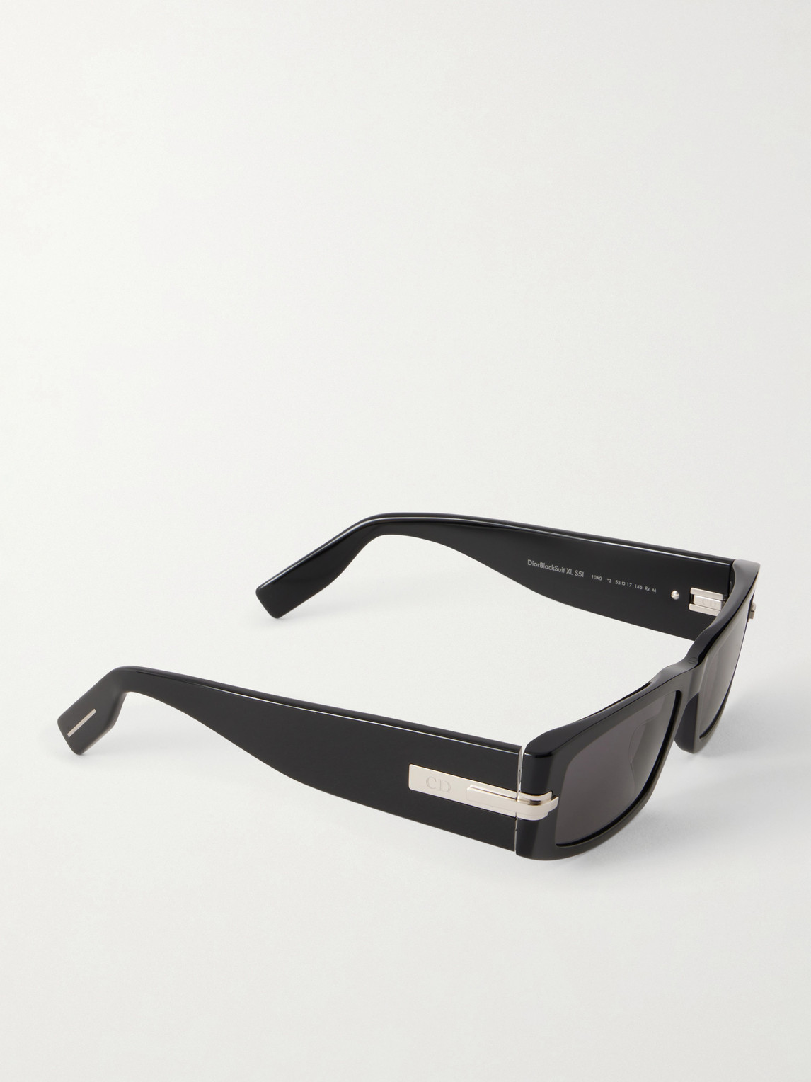 Dior Blacksuit Squared-frame Acetate Sunglasses In Black