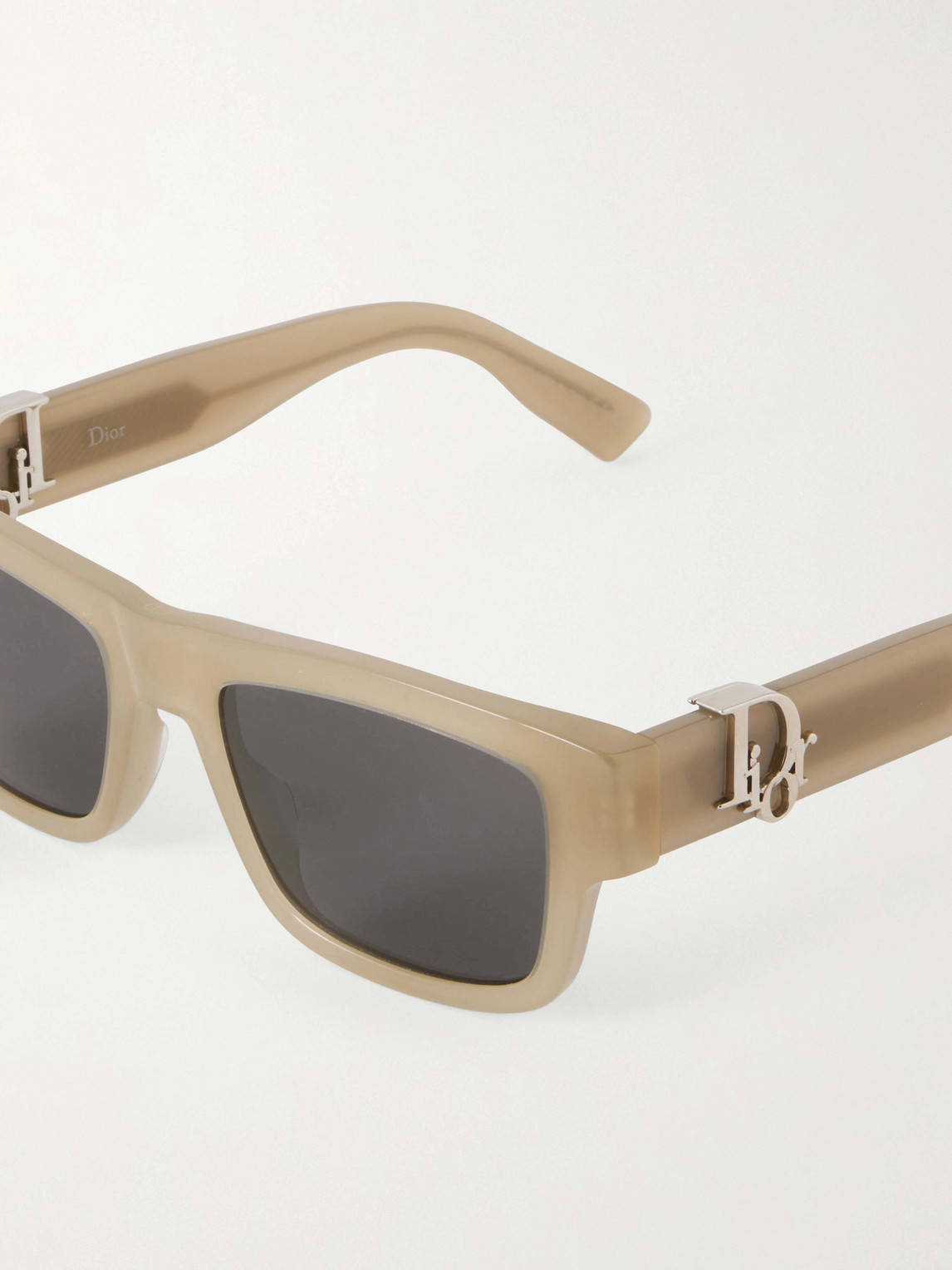 Dior Obliques3i Rectangular-frame Acetate Sunglasses In Green