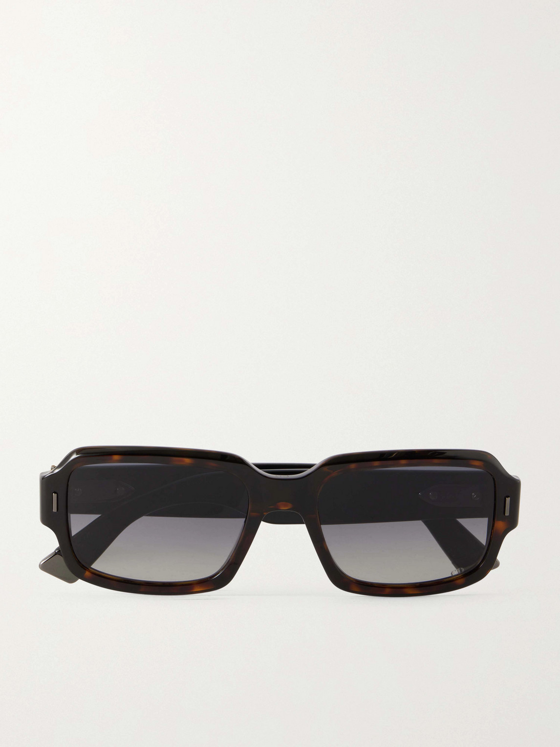 Dior Tailoring Squared-frame Acetate Sunglasses In Black