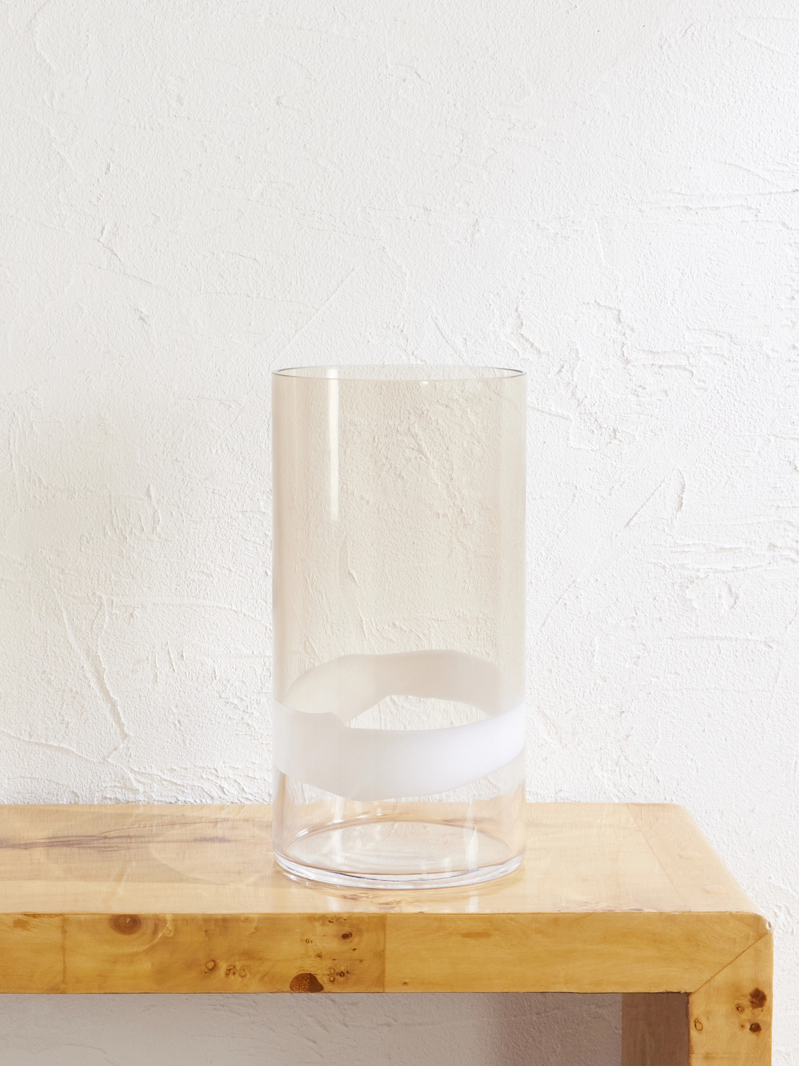 Brunello Cucinelli Murano Glass Vase In Neutrals