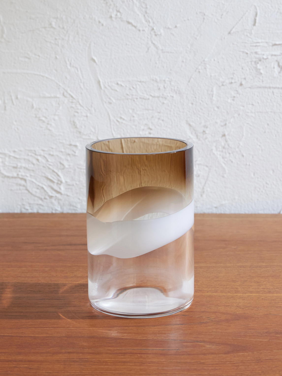 Brunello Cucinelli Gradient Glass Vase In Multi