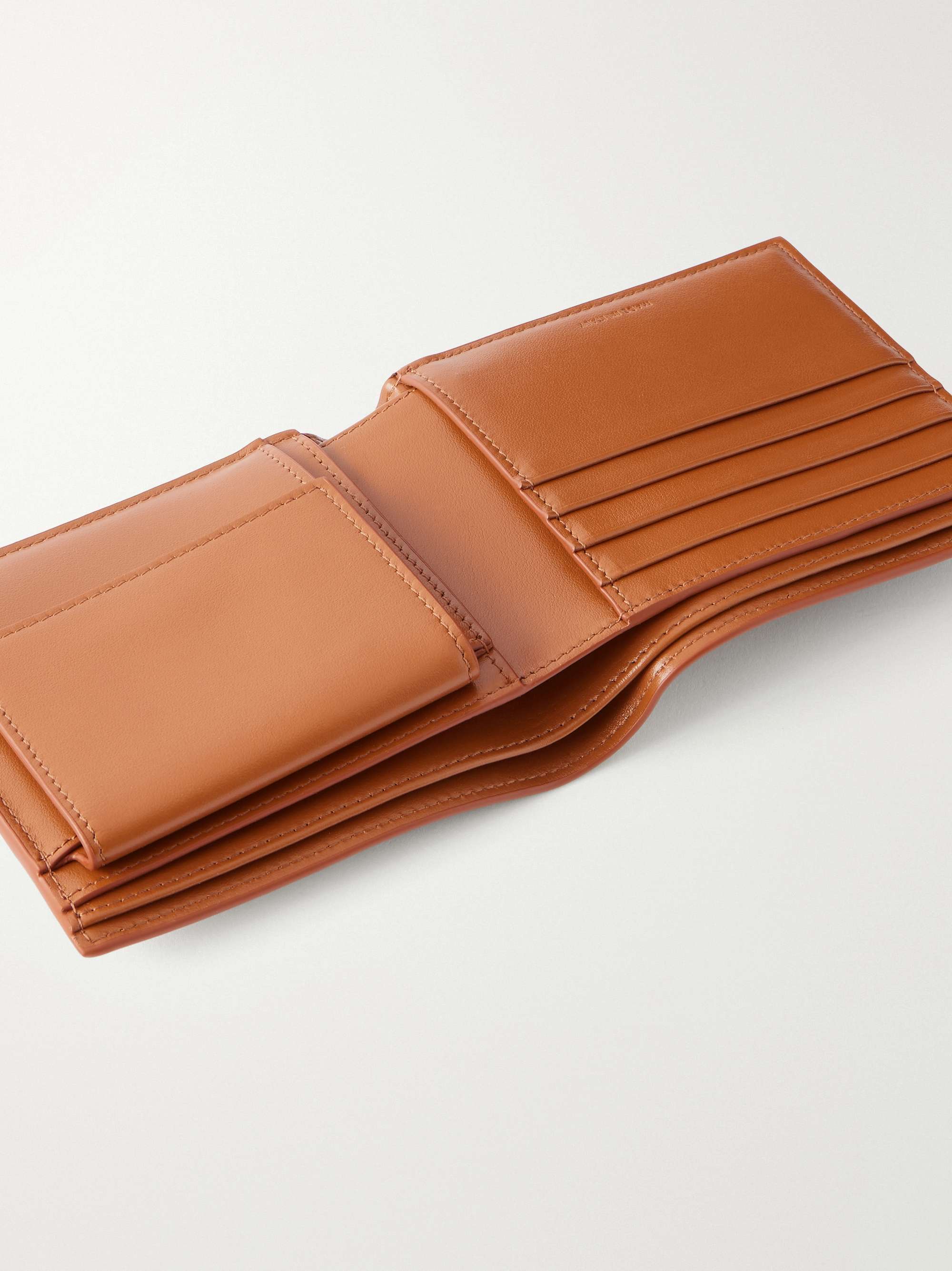 CELINE Logo-Debossed Leather Billfold Wallet for Men | MR PORTER