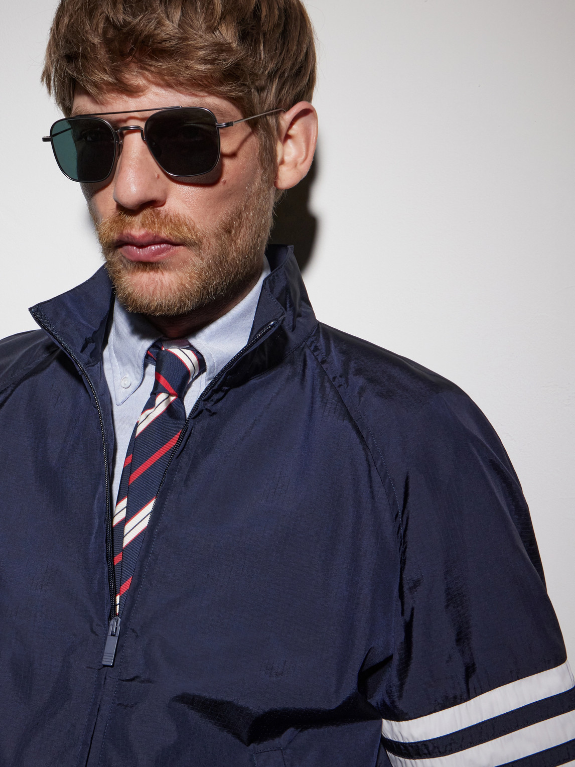 Thom Browne - Aviator-style Silver-toned Sunglasses - Men - Silver 