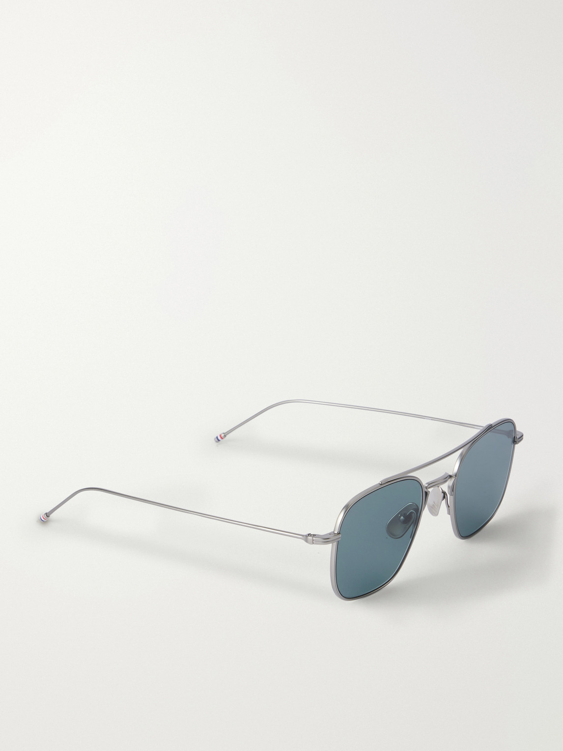  Thom Browne - Aviator-style Silver-toned Sunglasses - Men - Silver 