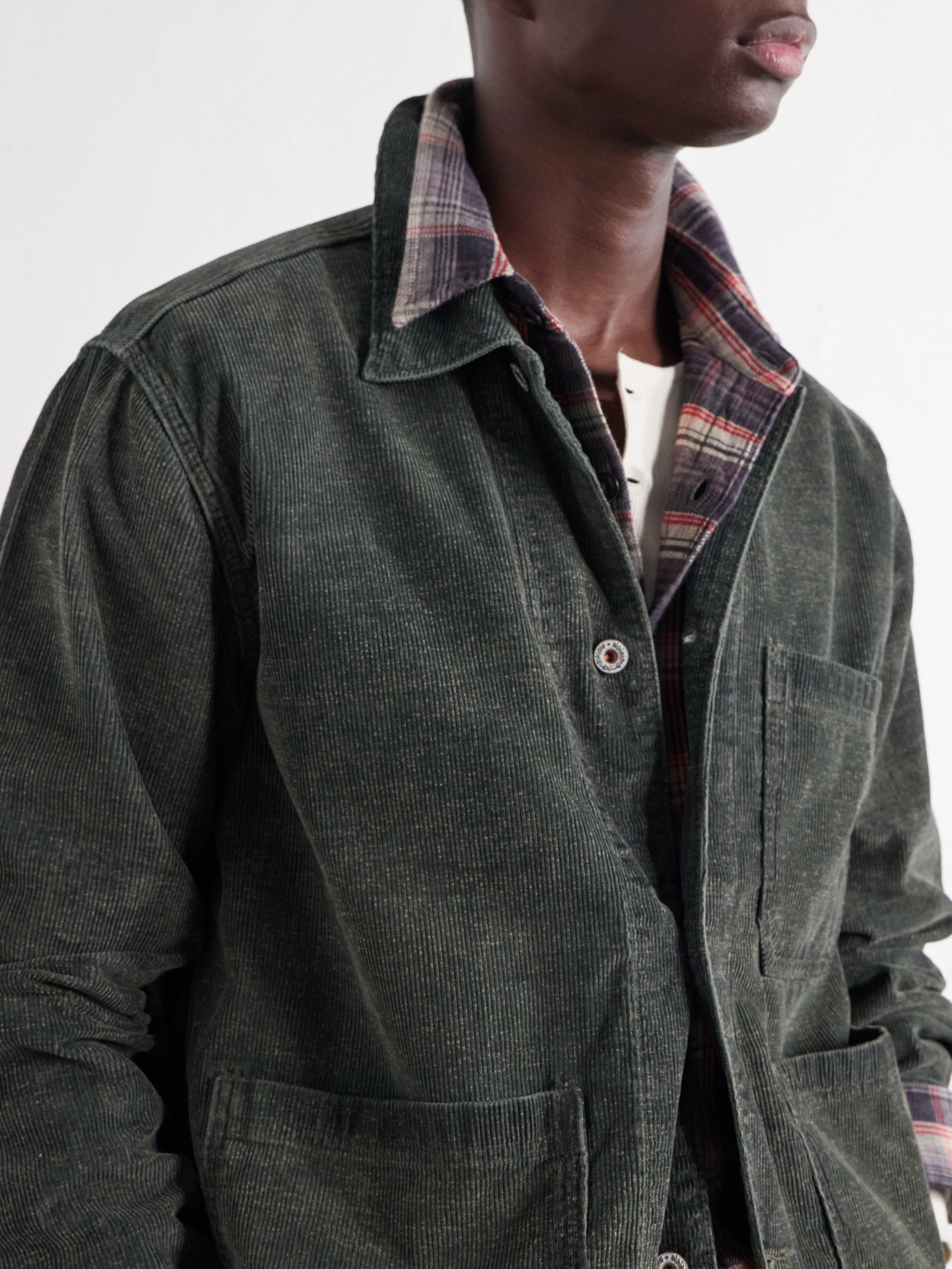 Empire Cotton-Corduroy Blouson Jacket