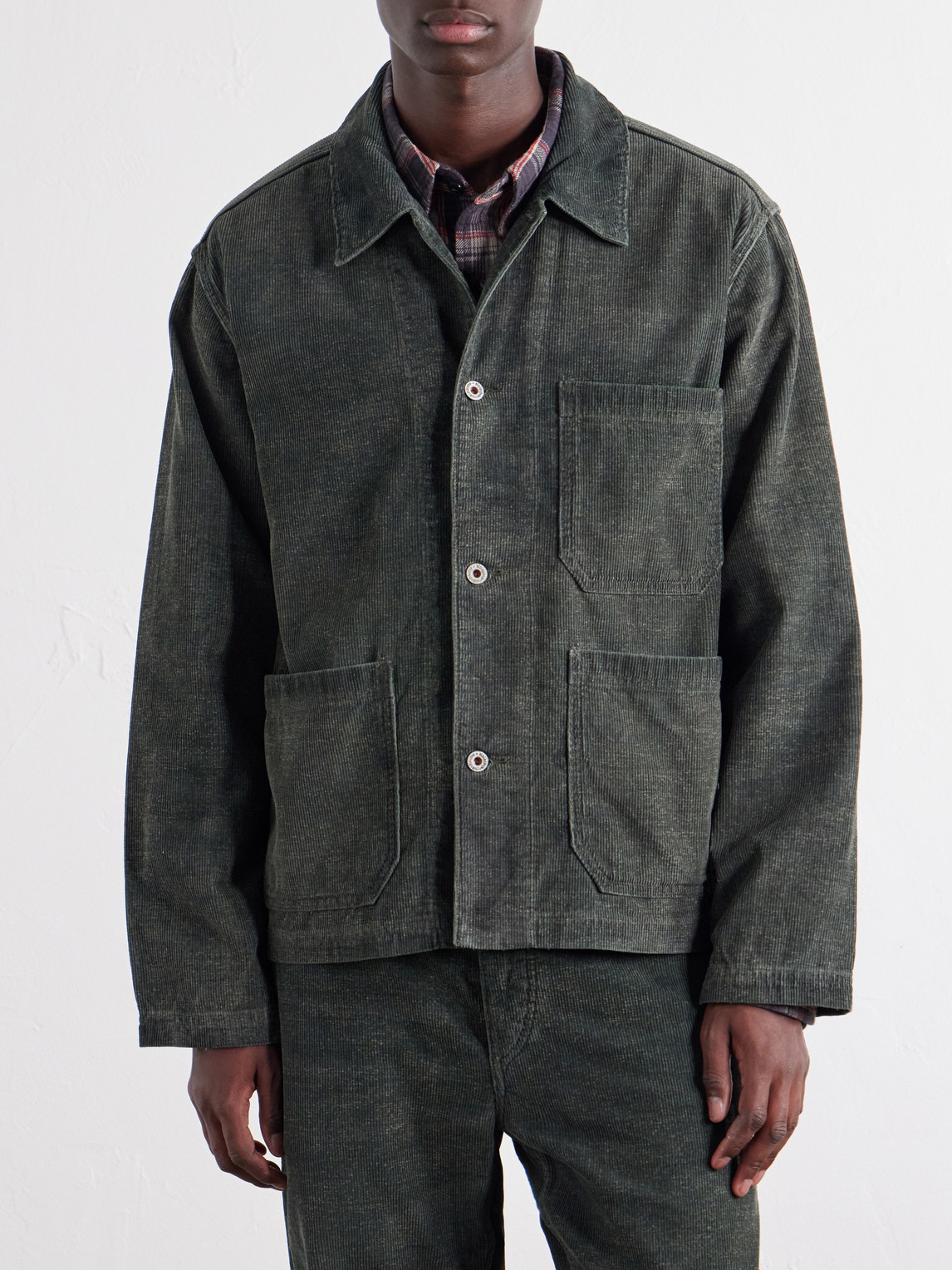 Empire Cotton-Corduroy Blouson Jacket