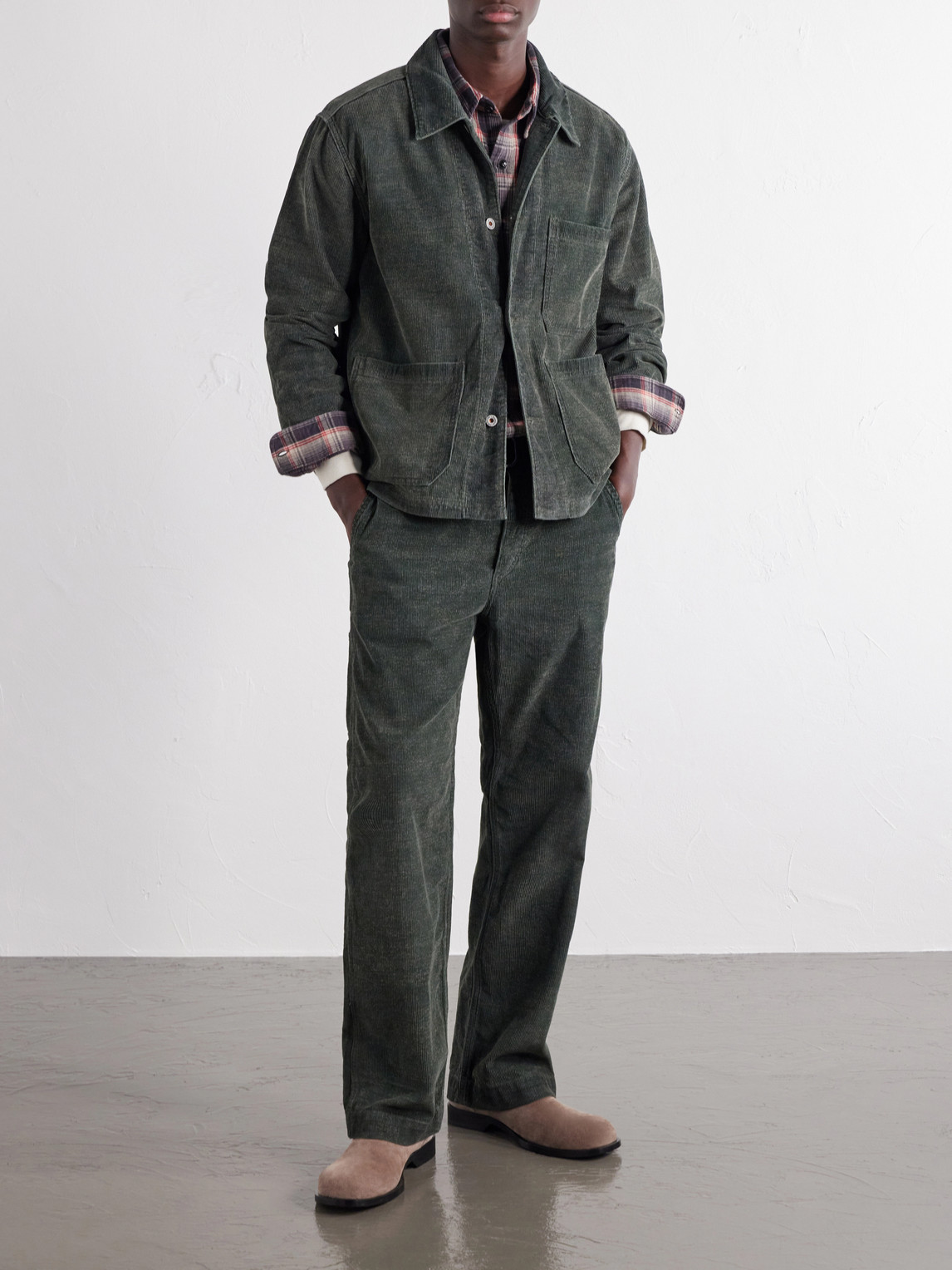 Empire Cotton-Corduroy Blouson Jacket