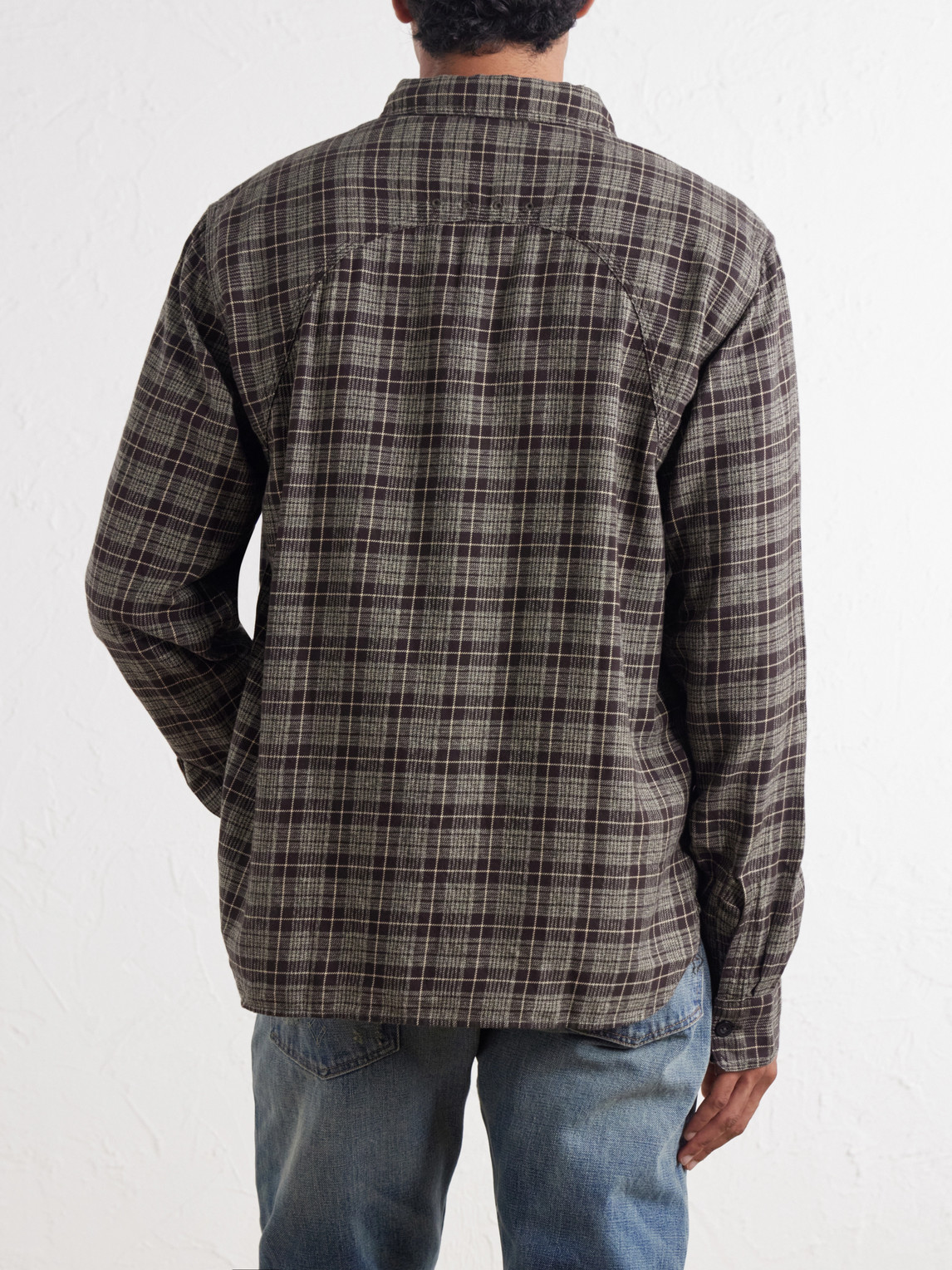 Eaton Checked Cotton-Flannel Shirt