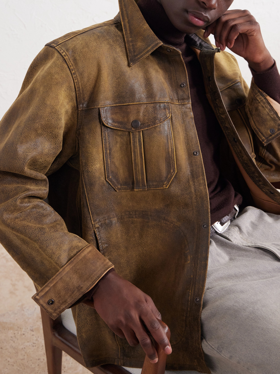 Distressed Leather