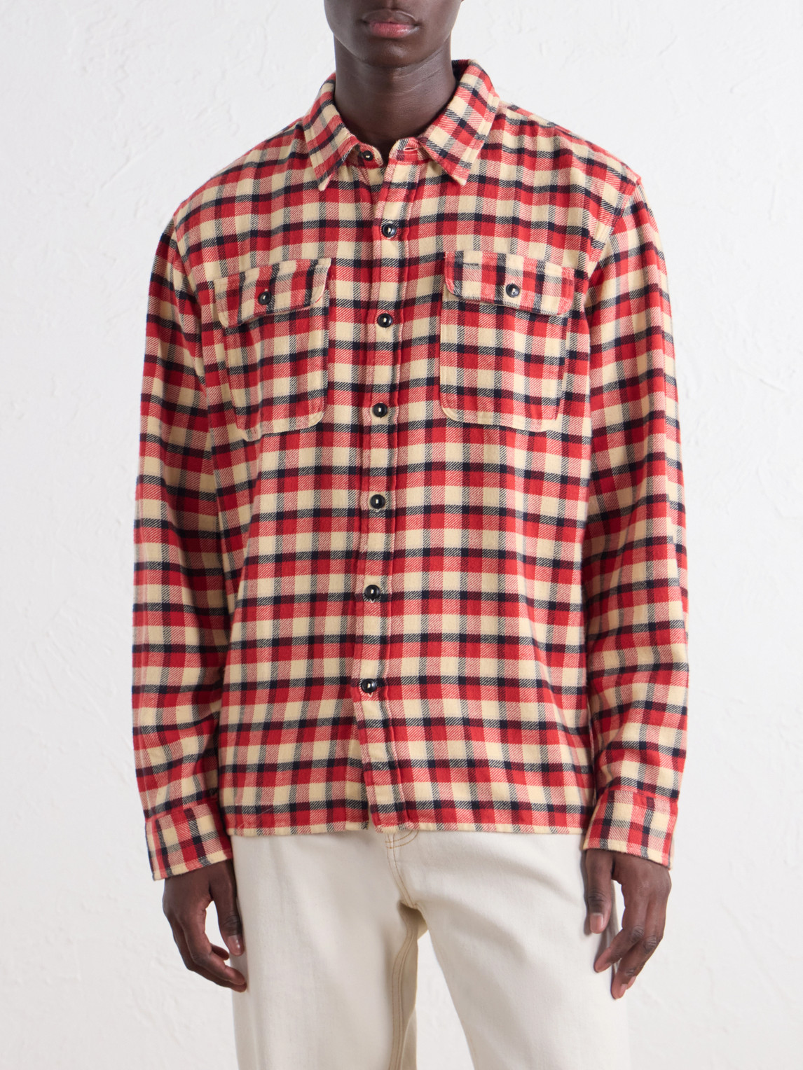 Matlock Checked Cotton-Flannel Shirt
