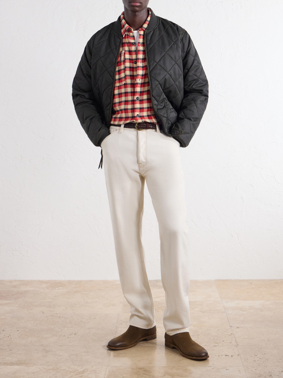 Matlock Checked Cotton-Flannel Shirt