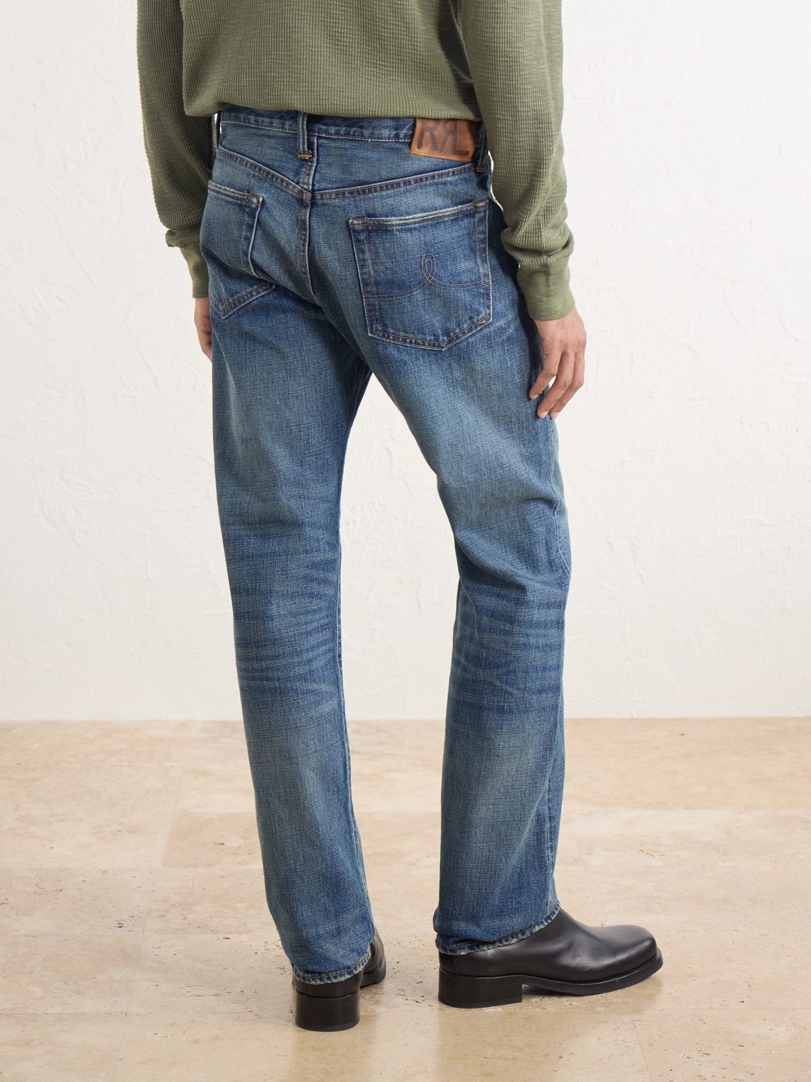 Straight-Leg Selvedge Jeans