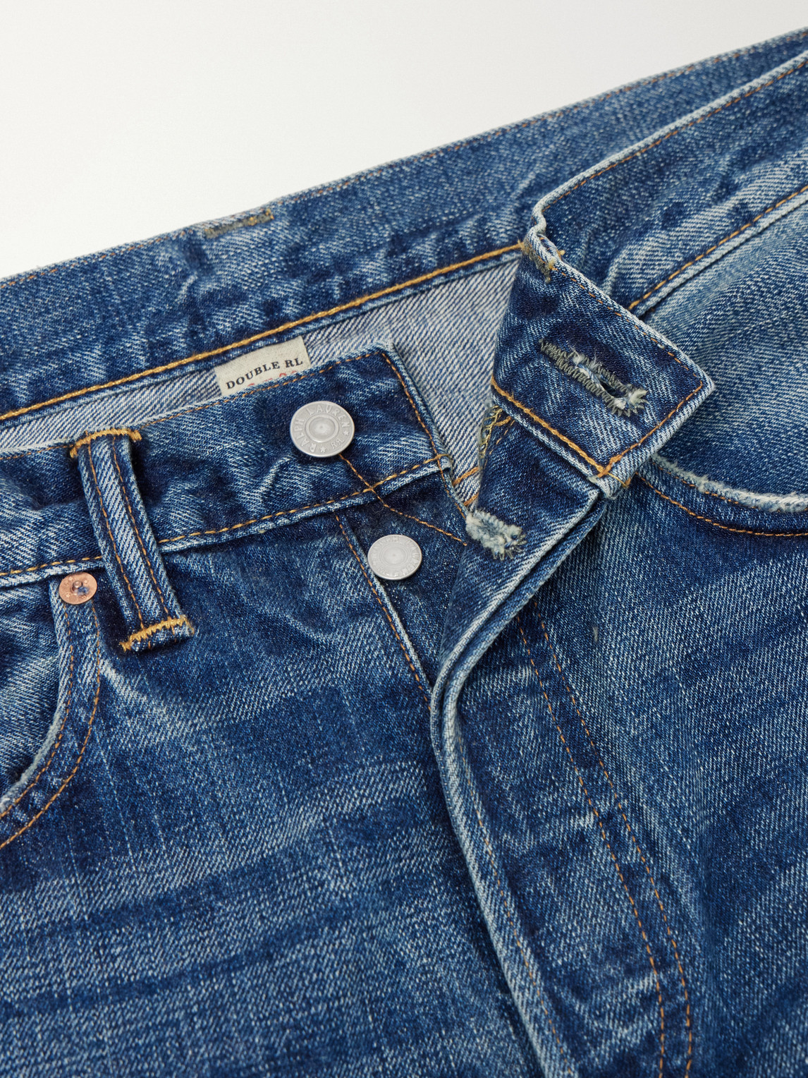 Straight-Leg Selvedge Jeans
