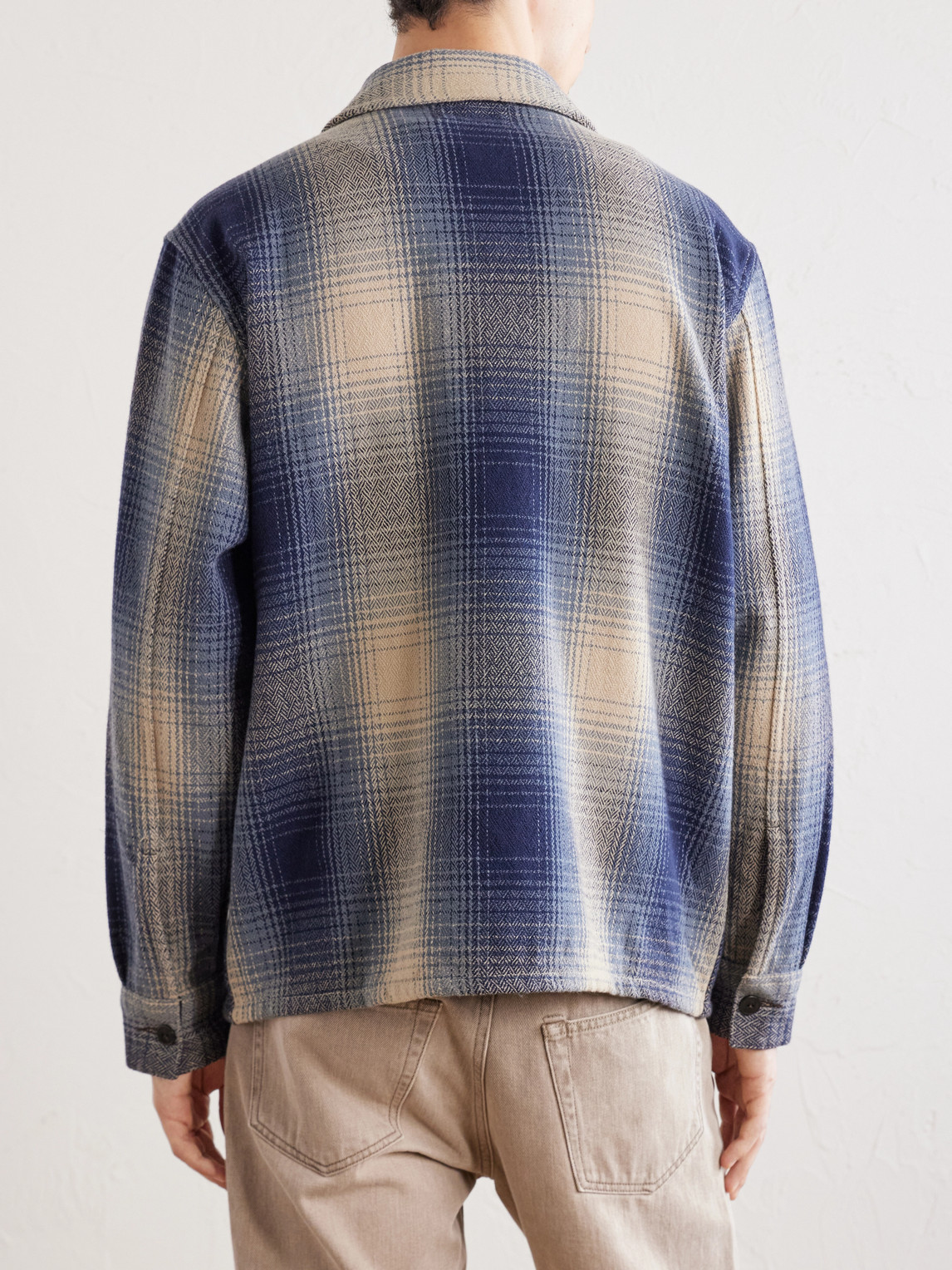 Checked Wool Overshirt